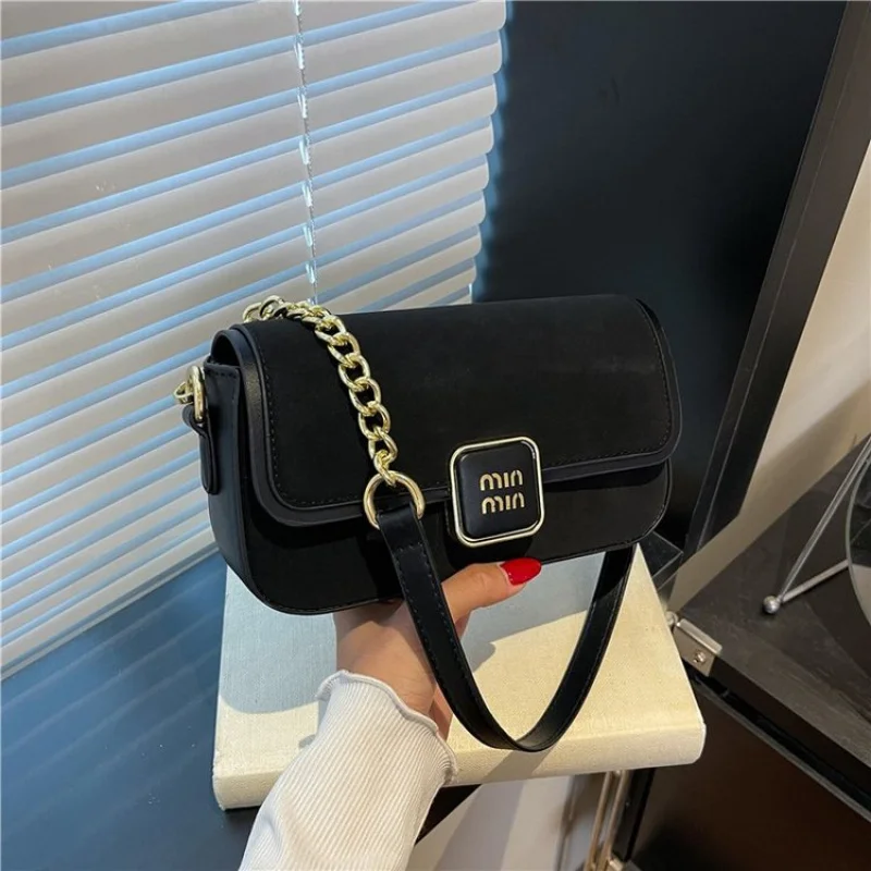 

Popular Classic Leather Women's Handbag High-End Luxury Brand Trendy Elegant Crossbody Bag