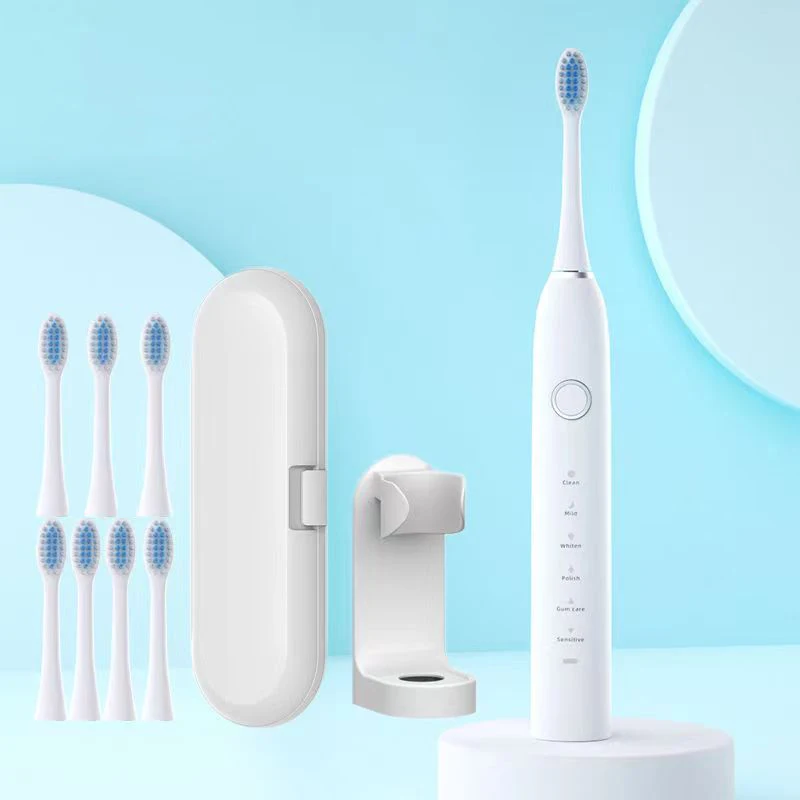Sonic Electric Toothbrush USB Rechargeable Tooth Brush for Adults 6 Clean Modes Automatic Teeth Whitening Smart Timer Waterproof