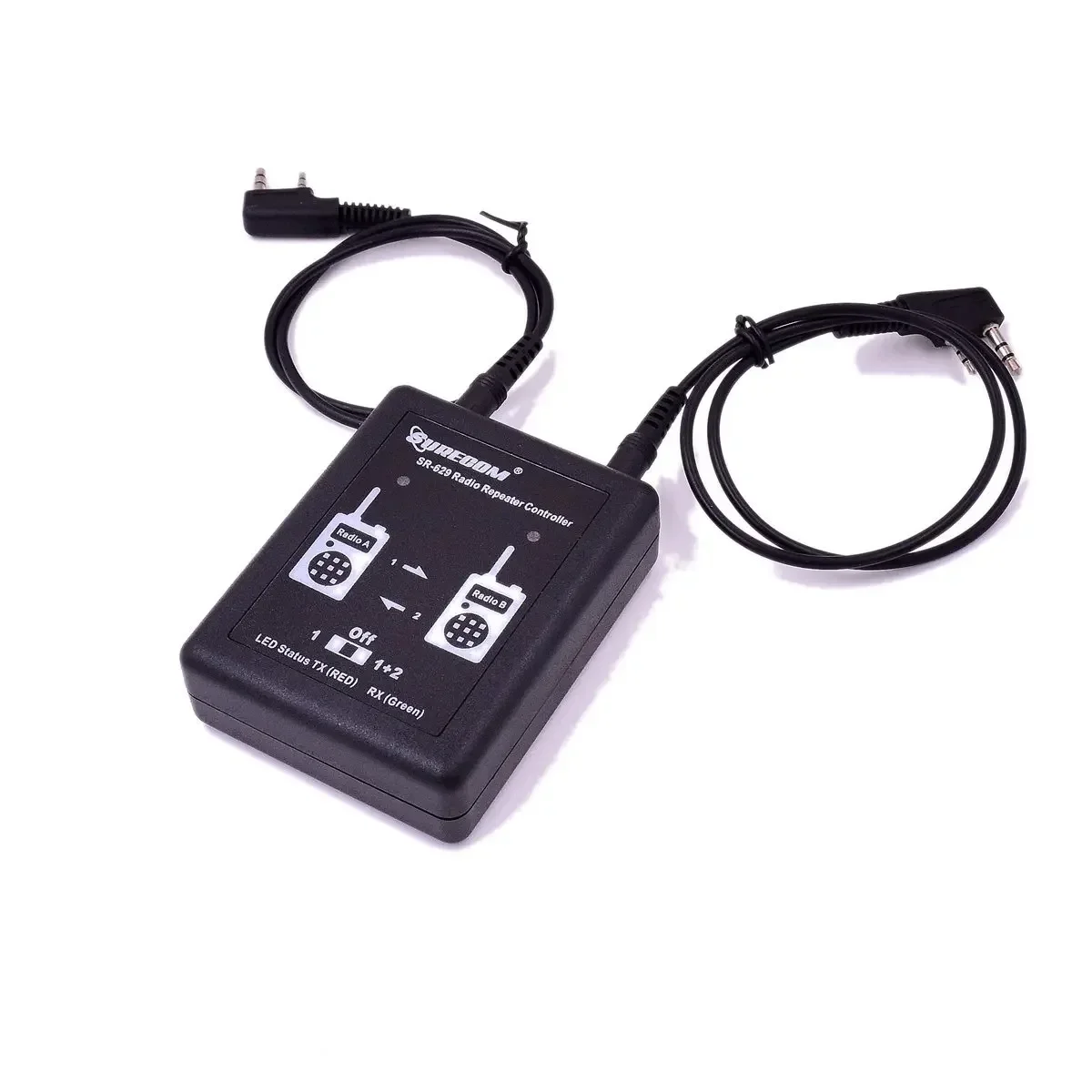 Surecom SR629 리피터 컨트롤러 및 케이블 2 개, TYT 켄우드 바오펑 Icom 모토로라 양방향 라디오 릴레이 박스 액세서리
