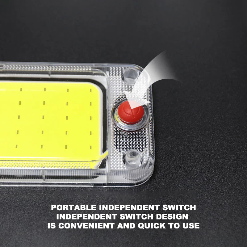 

12V High-Brightness LED Reading Light for Car Dashboard, Interior COB Lighting, Universal Cabin Lamp