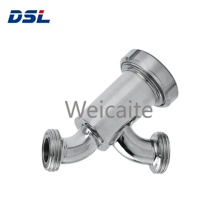 Stainless steel Y type sanitary strainer filter 100 mesh