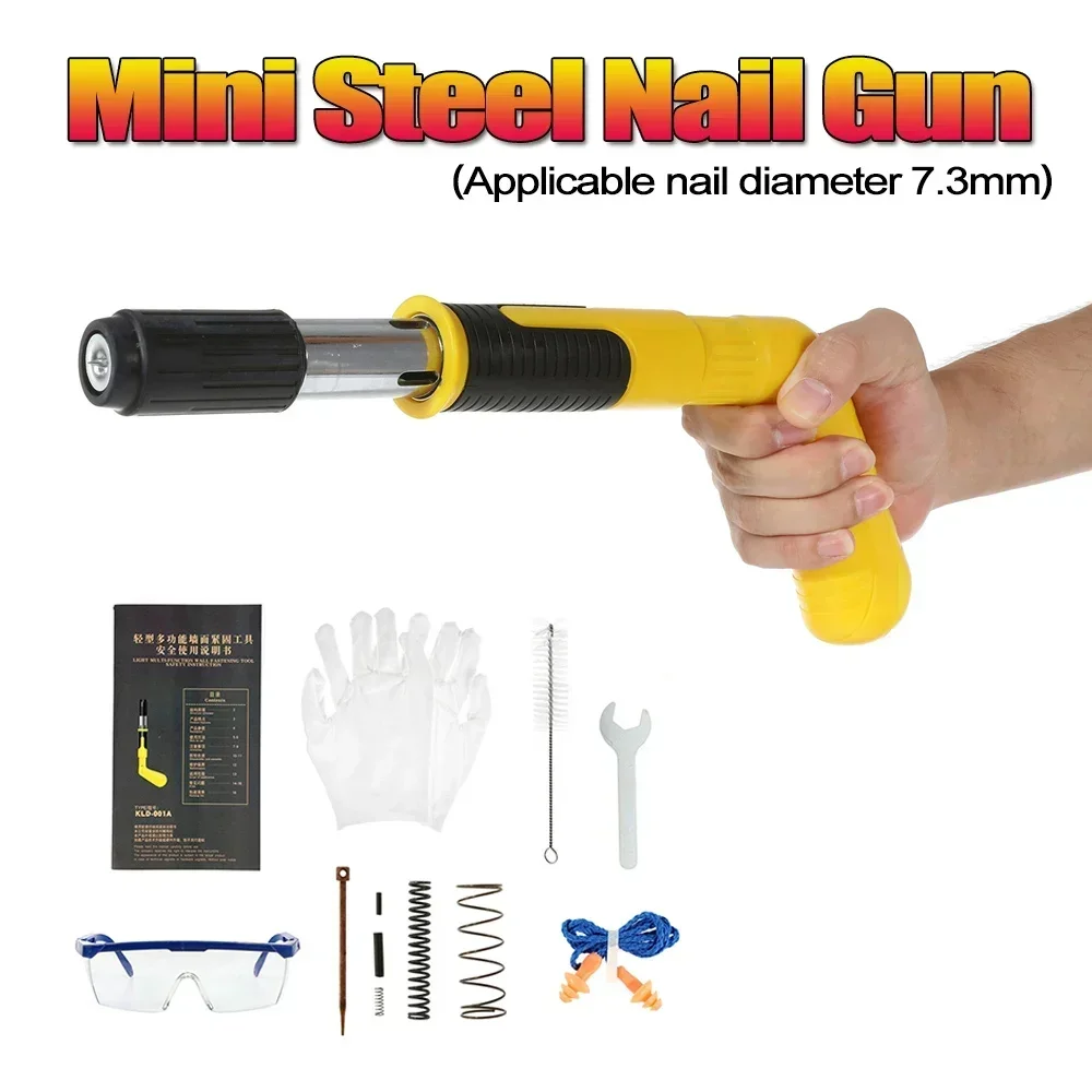 Mini Manual Steel Nail Gun Rivet Tool Power Tools for Ceiling Wall Anchor Wire Slotting Home Wall Fastener Rivet Gun Machine