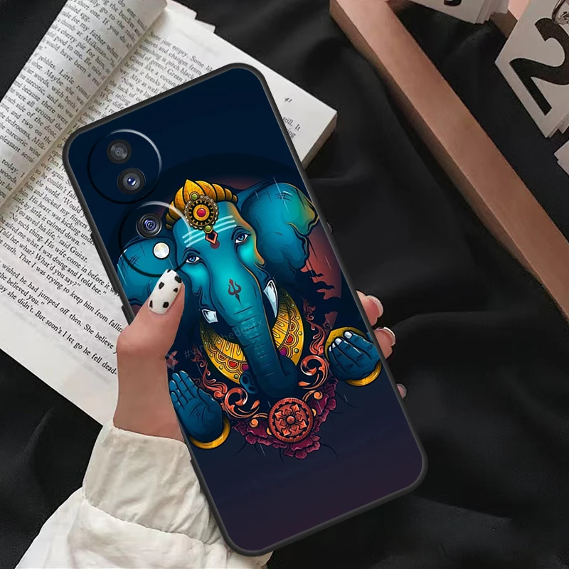 Ganesh Elephant God Case For Honor 90 Lite Magic 5 Pro 70 50 10 Honor X8 X7 X9 X9a X8a X7a X6a 9X 8X Back Cover