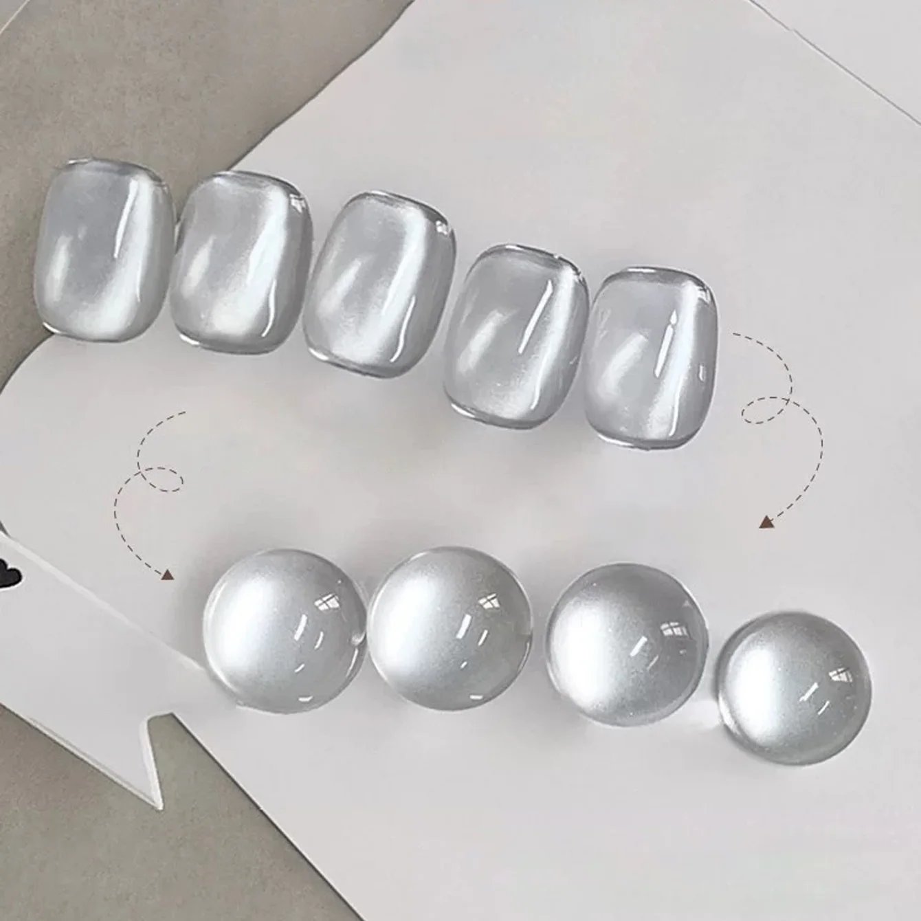 1 stücke SHAKA Herbst Plain Wasser Cat Eye transparente farbe Gel Nagellack 2025 Neue Kühle Temperament Bleaching Nagel Gel