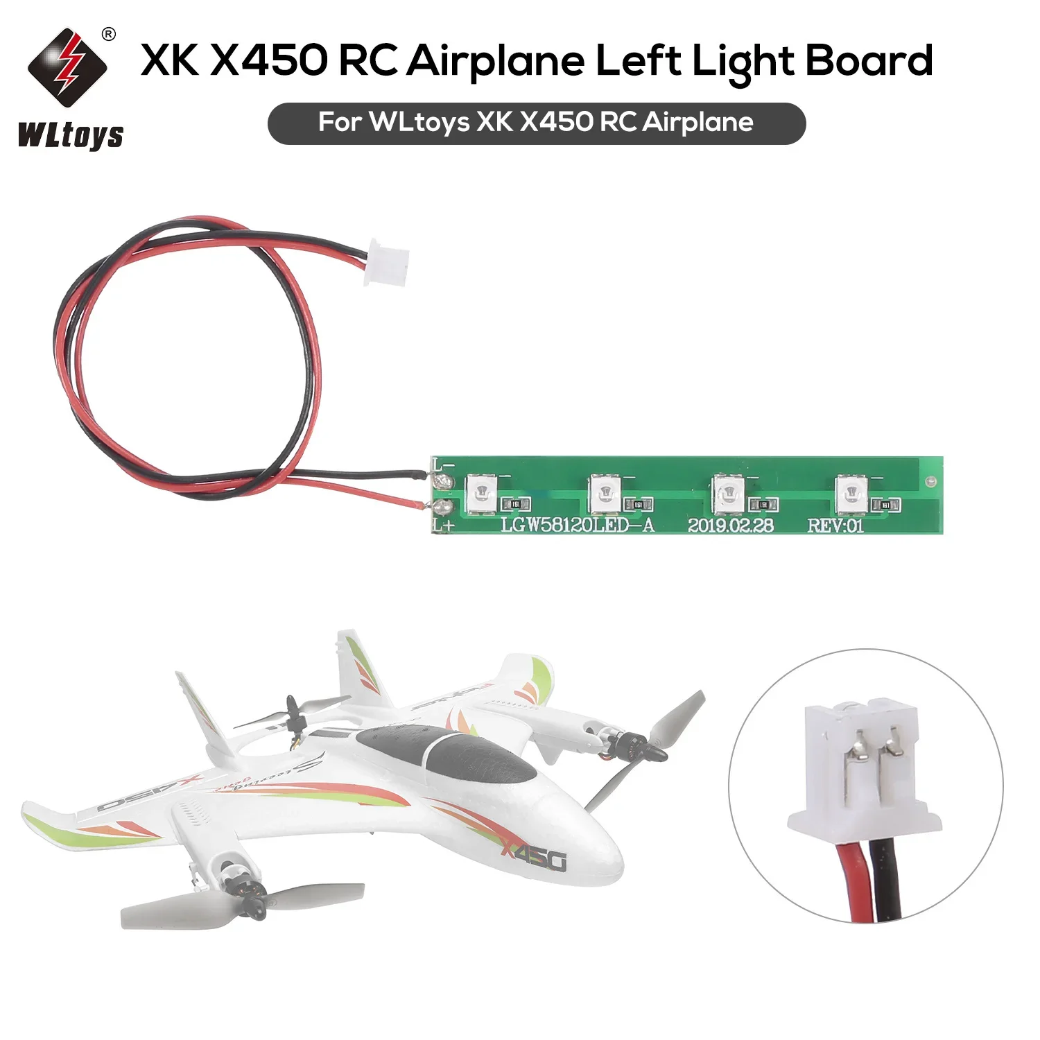 WLtoys XK X450 RC Airplane Spare Parts Wing Battery Cover Case