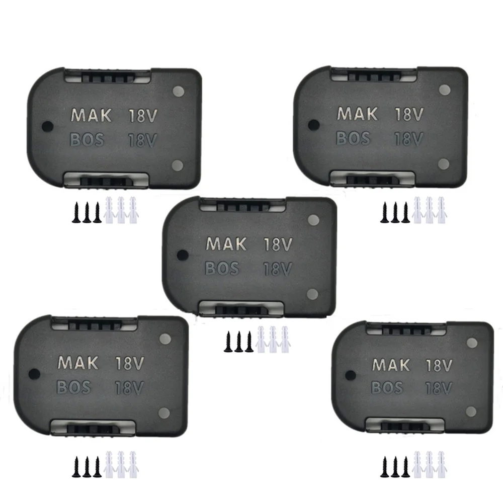Imagem -06 - Bateria Montagens Suporte de Armazenamento Titular Slots Prateleira Rack Suportes para Bosch para Makita Bl1860b Bl1850b Bl1860 Bl1850 Peças 18v
