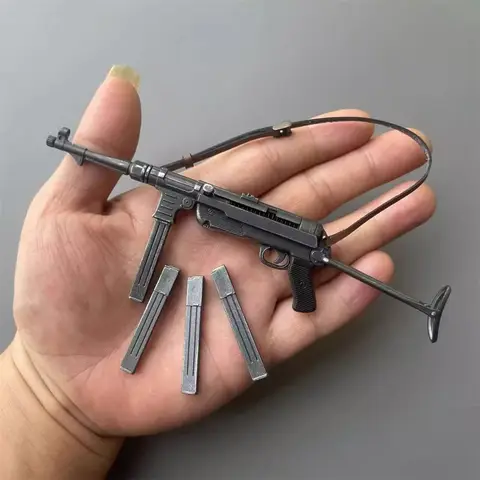 1/6th ZYTOYS WWII Series Mini Toys Model MP40 Clips PVC Material Not Real For 12" Doll Figure Scene Component Fans Gift