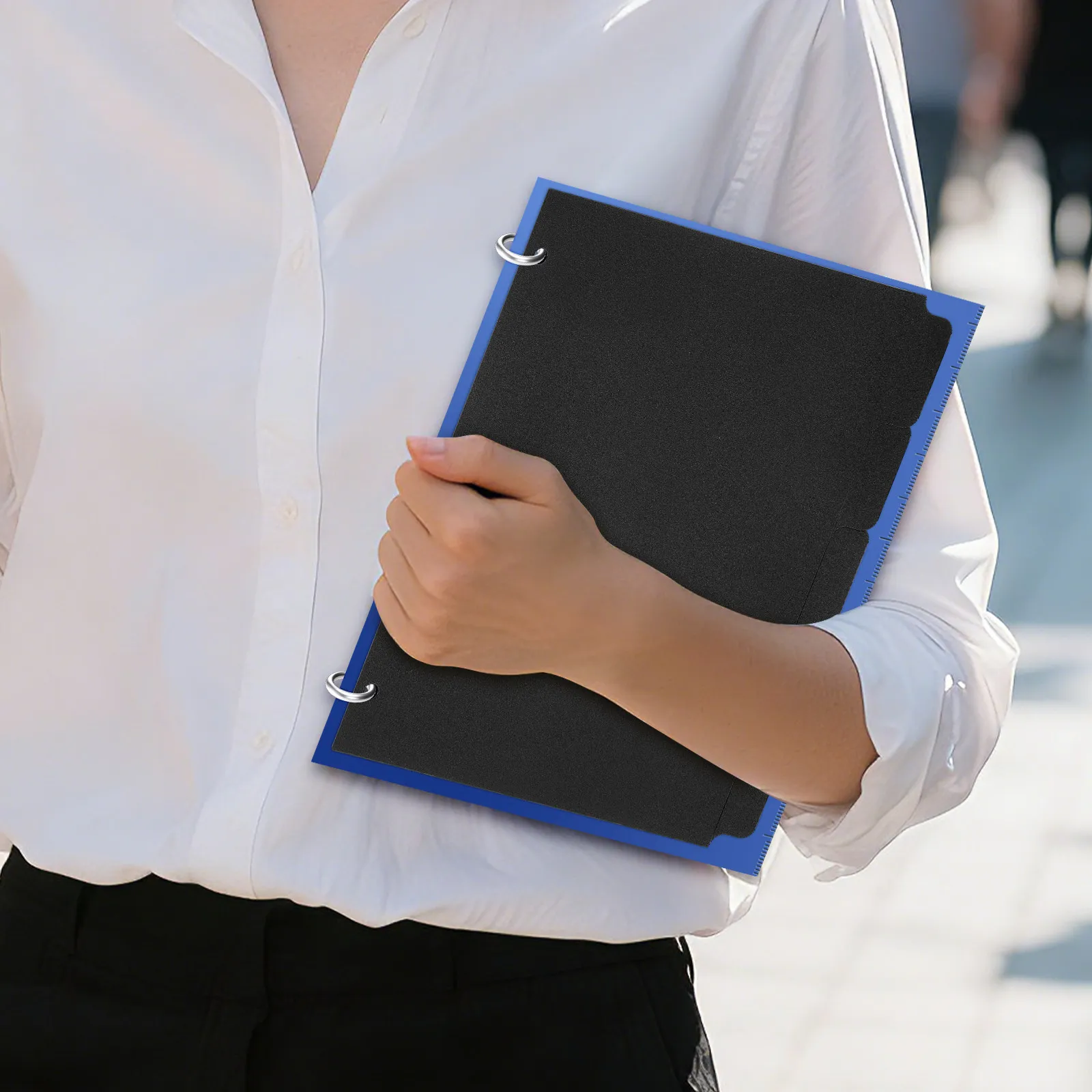 

5 листов плотных пластиковых разделителей для папок с кольцевым механизмом на 3 кольца, с вкладками для индексации страниц, органайзер для офиса, школы, учебы, планирования