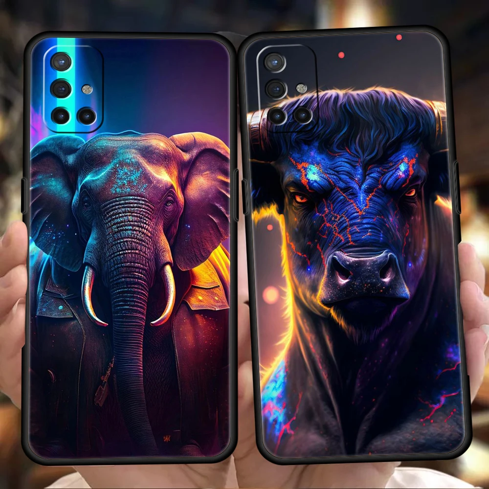 Fashion Animal Lion Tiger Wolf Phone Case for Oneplus Nord N100 N10 10 7 8 9 10R 9R 7T 8T N200 CE 2 2T 9RT Z Pro 5G Cover Shell