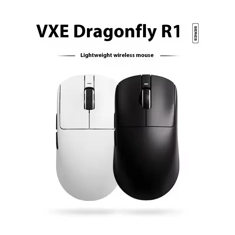 VXE Wireless Gaming Mouse R1 Pro Max Dragonfly  PAW3395 Sensor Nordic 52840 Chip 2KHz Polling Rate Smart Speed X Ultra Light FPS