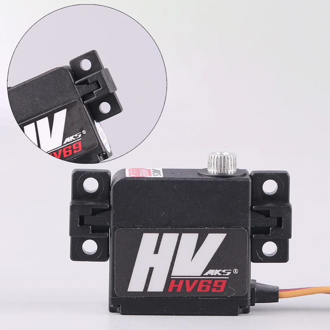 New MKS HV69 Metal Gear Digital Servo Model Aircraft Server Drone Hollow Cup Motor
