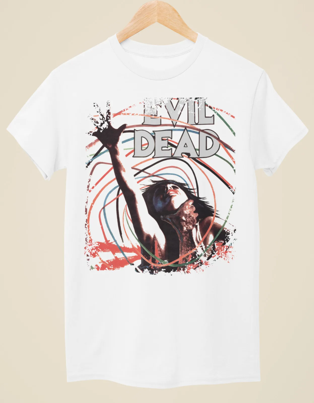 Evil Dead - Movie Poster Inspired Unisex White T-Shirt