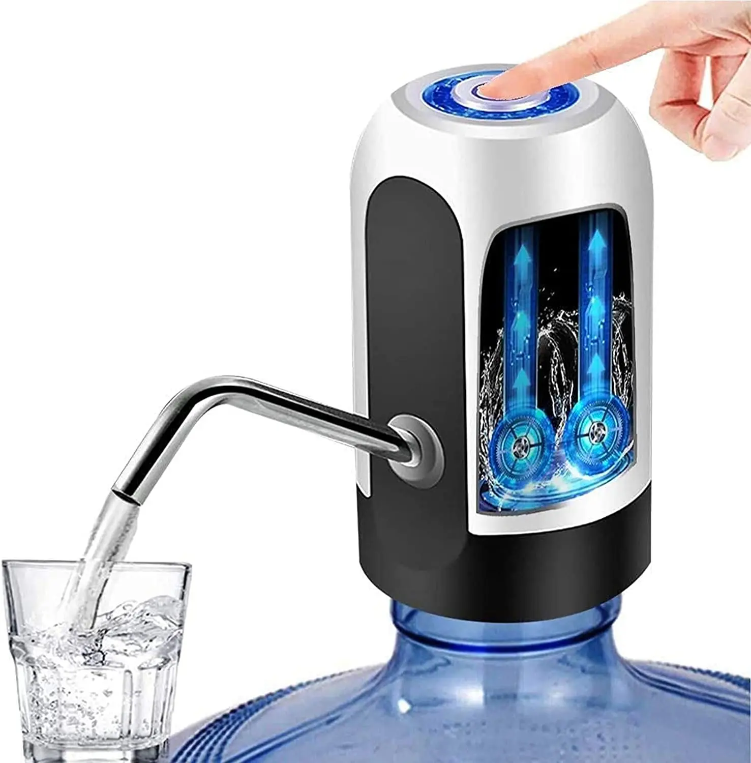 

Drop shipping Water Bottle Pump USB Charging Automatic Electric Dispenser Auto Switch Drinking