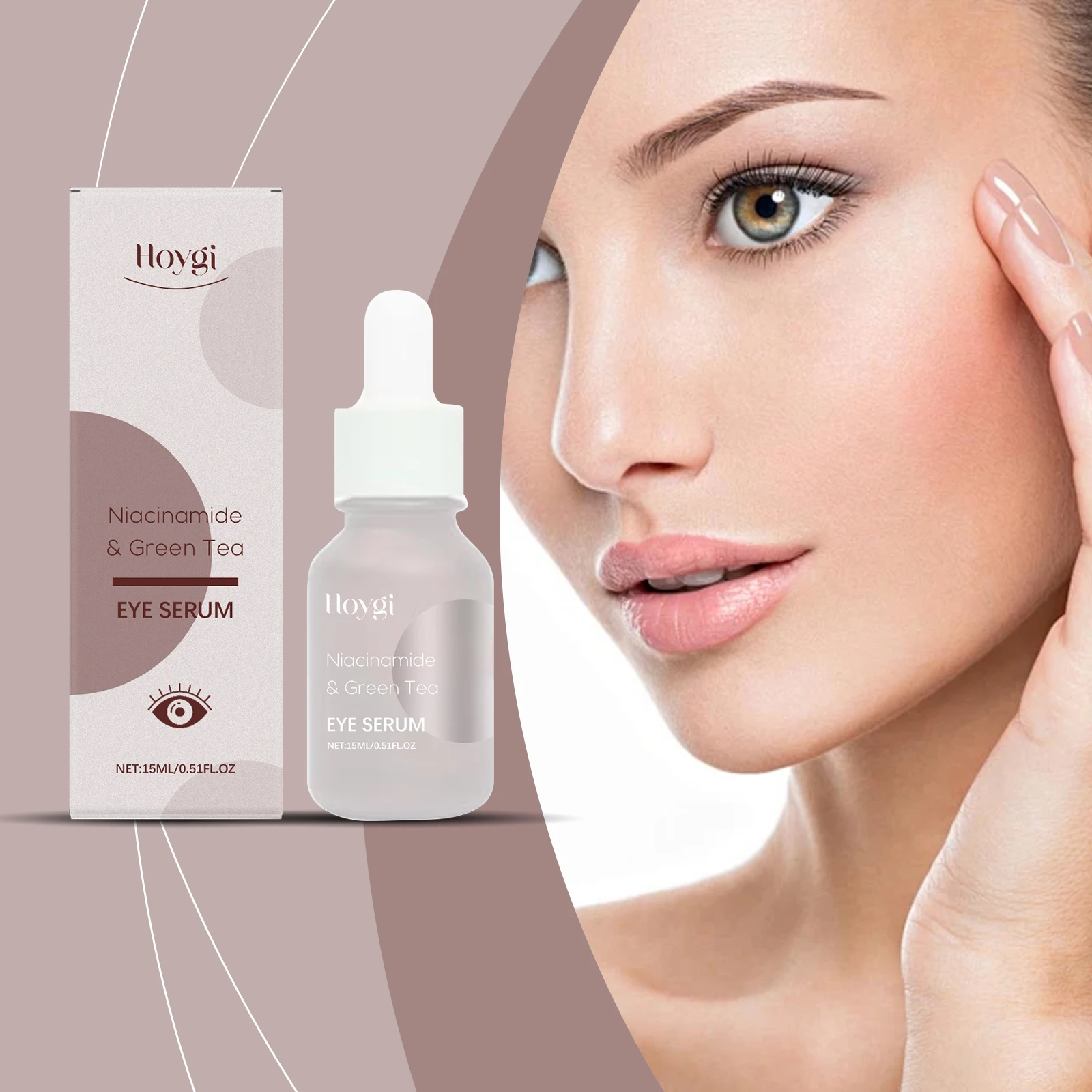 나이아신아마이드 & 그린티 아이 세럼 - 다크서클 치료 및 붓기 감소 - 브라이트닝 언더 아이 세럼,