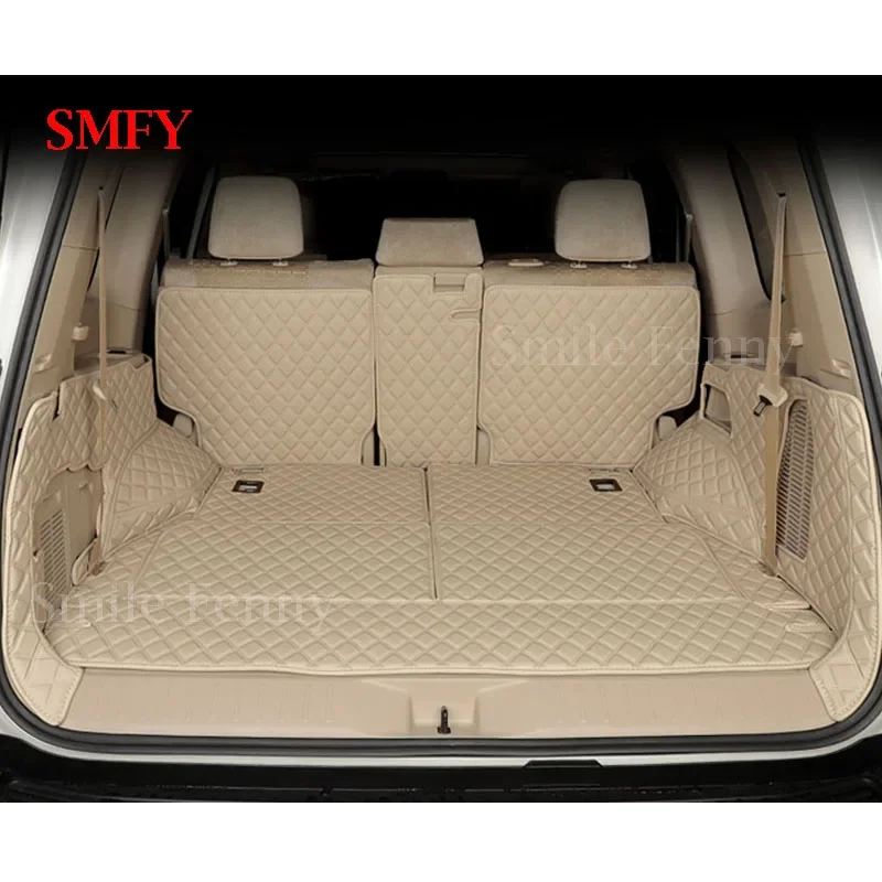 

For Land Cruiser 300 LC300 2022-2024 Seven Seats Car Trunk Mats Tailbox Cargo Liner Anti-dirty Protective Cover Pads