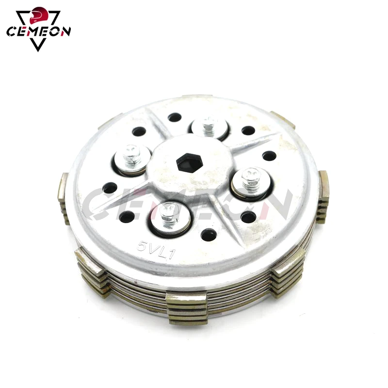 For YAMAHA YBR125 XTZ125 TTR125 YB TTR XTZ 125 Motorcycle clutch disc friction disc clutch drum assembly