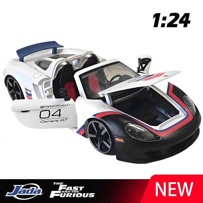 

JADA 1:24 911 Carrera GT, легкосплавный автомобиль, литье под давлением и игрушечный транспорт, модель автомобиля, миниатюрная масштабная модель автомобиля, игрушки для детей