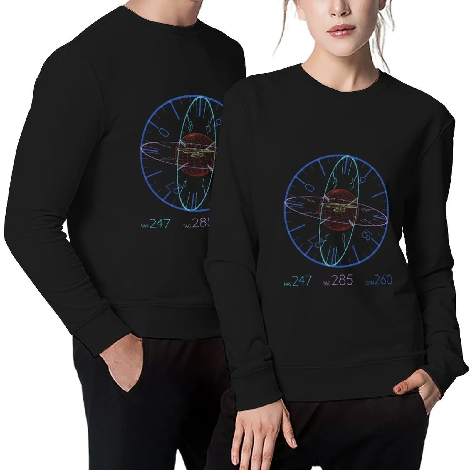 

Star Trek: The Original Series Vintage Retro Navigation Display Pullover korean autumn clothes korean clothes hooded sweatshirt
