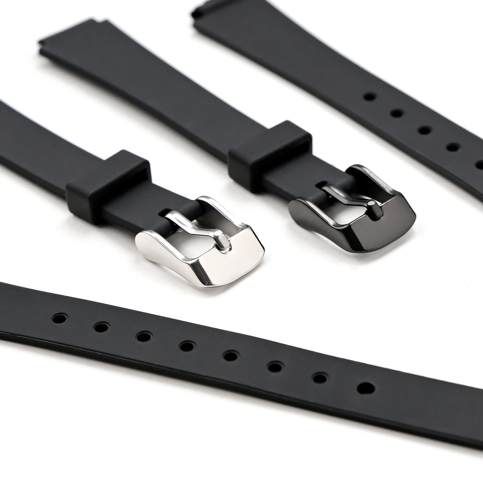 12mm Resin Watch Strap For Casio LQ-130/LQ-139/LQ-140 Lady Watchband Silicone Women‘s Replacement Accessories Convex Bracelet