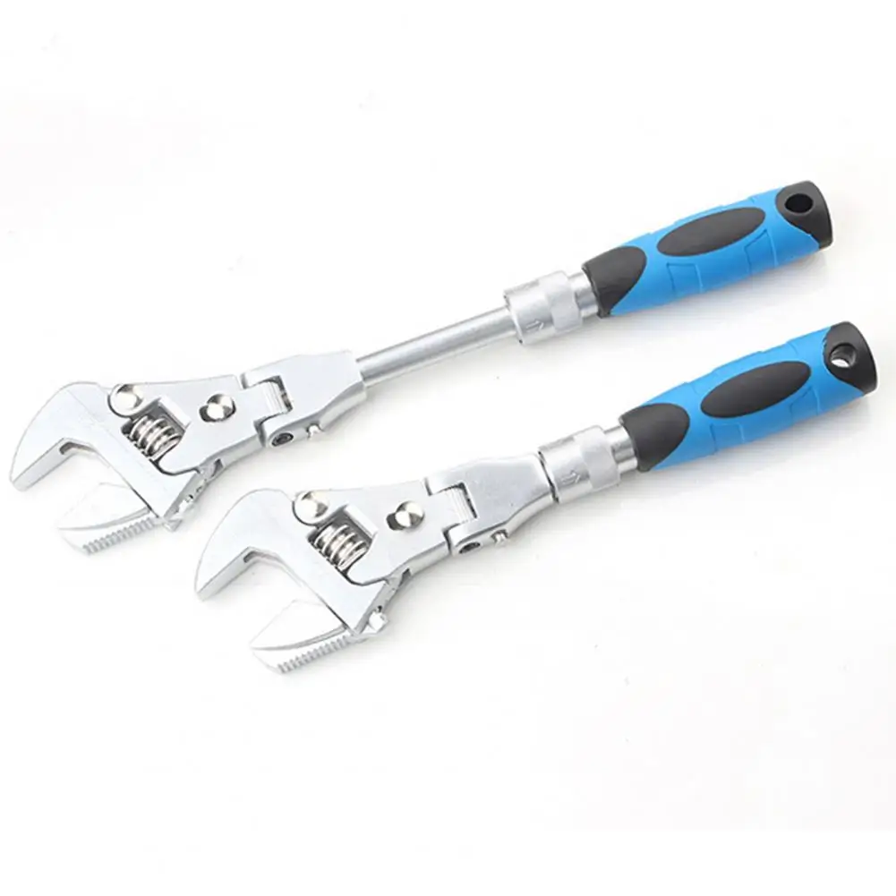 Crescent Wrench  Useful High Hardness Long Service Life  Universal Adjustable Torque Wrench Ratchet for Home