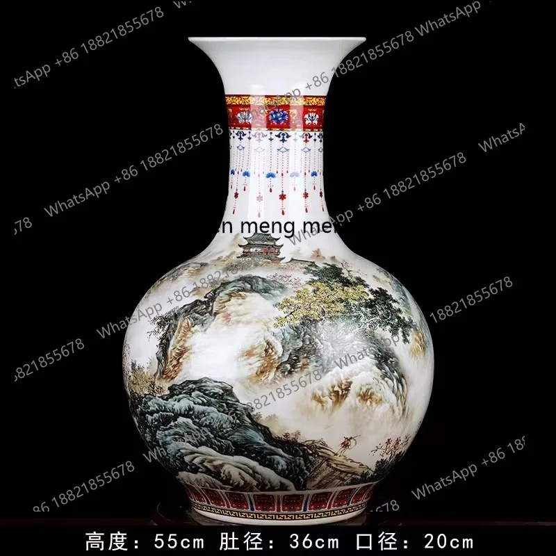 

Ceramic ornaments, glaze colored landscapes, flowers and birds, character appreciation bottle, dried flowers and flower utensils