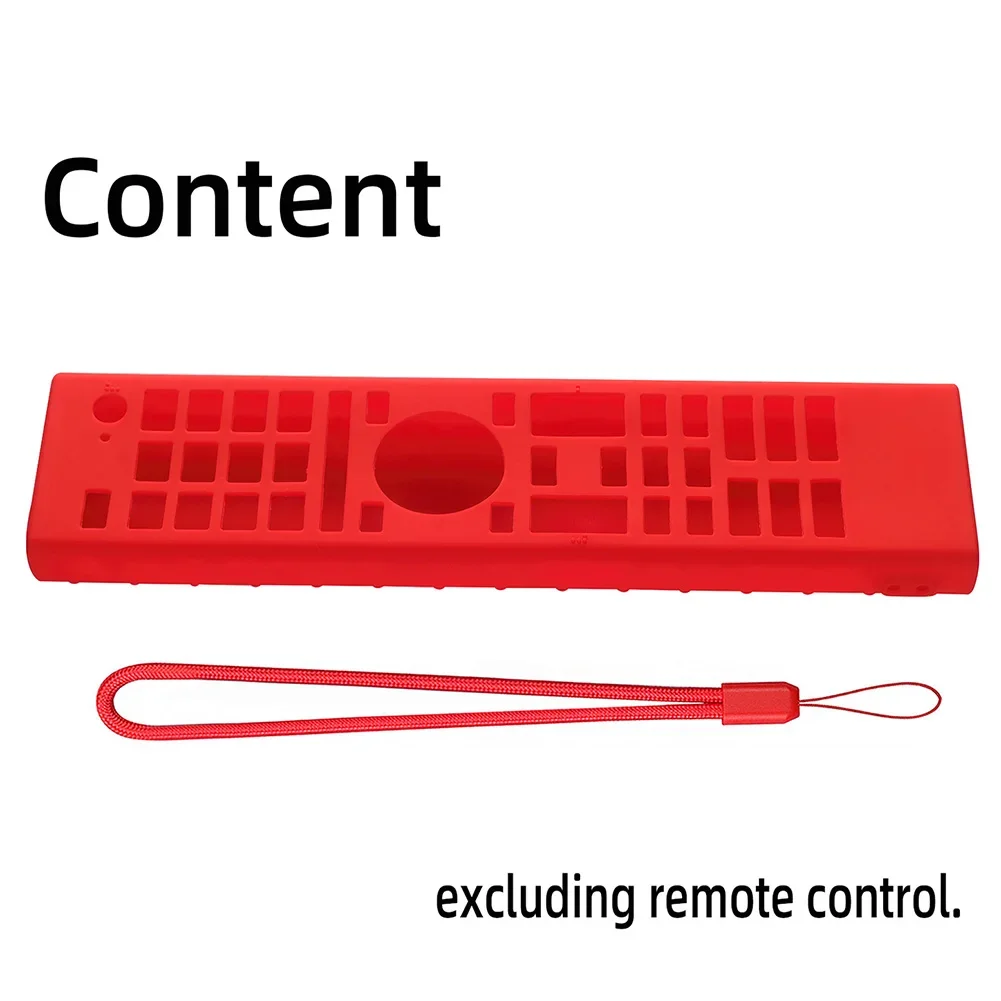 Full Coverage Remote Control Silicone Case with Lanyard and Glow in the Dark for Hisense ERF Series Models