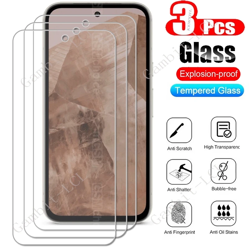 3 قطعة لجوجل بكسل 4A 4G 5G 5 6 7 8 9 10 برو XL أضعاف 5A 6A 7A 8A 9A Pixel10 Pixel9 حامي الشاشة الزجاج المقسى فيلم
