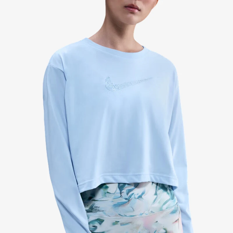 

Оригинальный женский спортивный топ Nike SUSAN FANG с длинными рукавами для занятий спортом на открытом воздухе IB4070-423