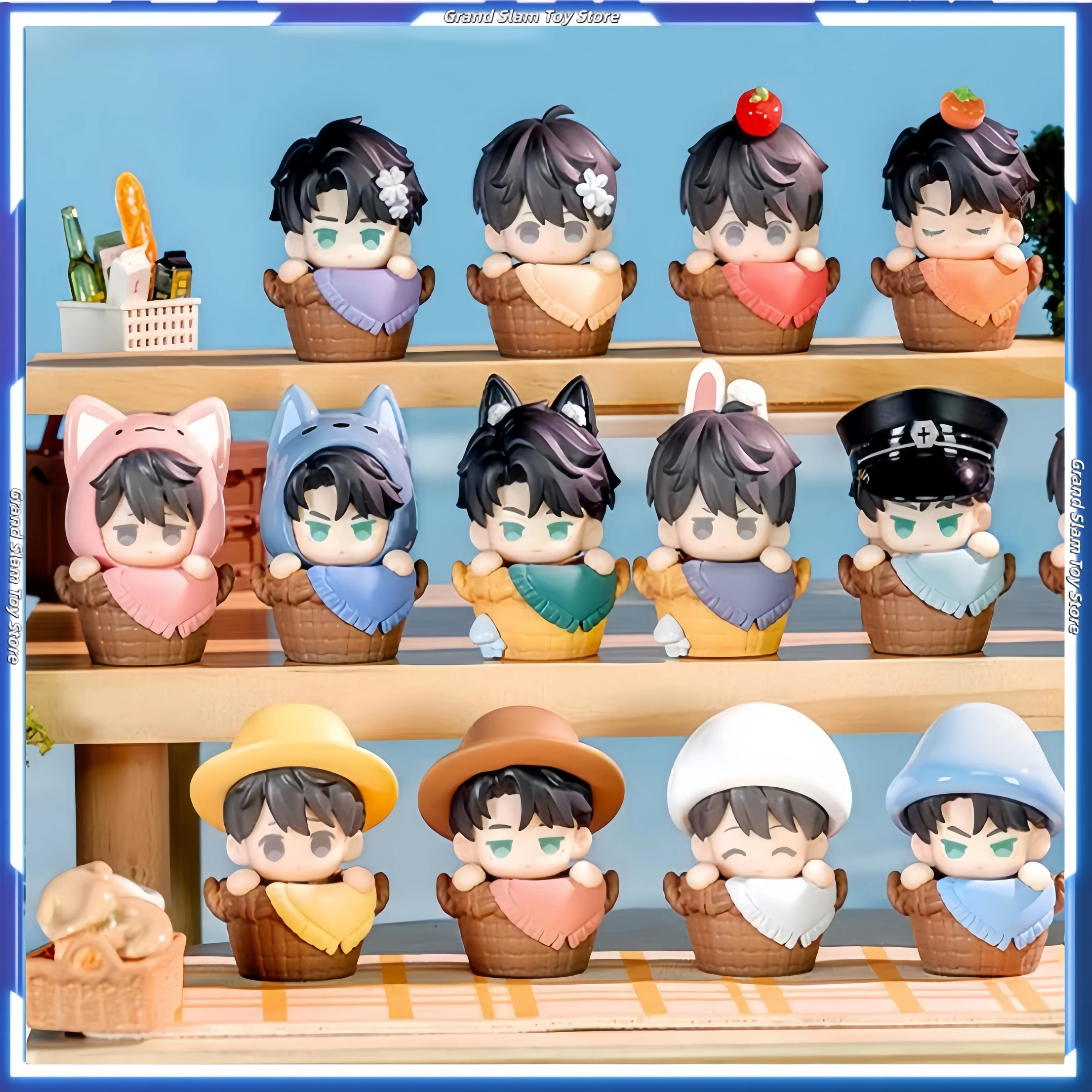 

Новая оригинальная аниме-фигурка «Маленький Грибочек» в закрытой упаковке (Blind Box) — Лу Фэн Ань Чжэ, милая кукла, миниатюрные детали, декор для рабочего стола, коллекционные игрушки, подарки