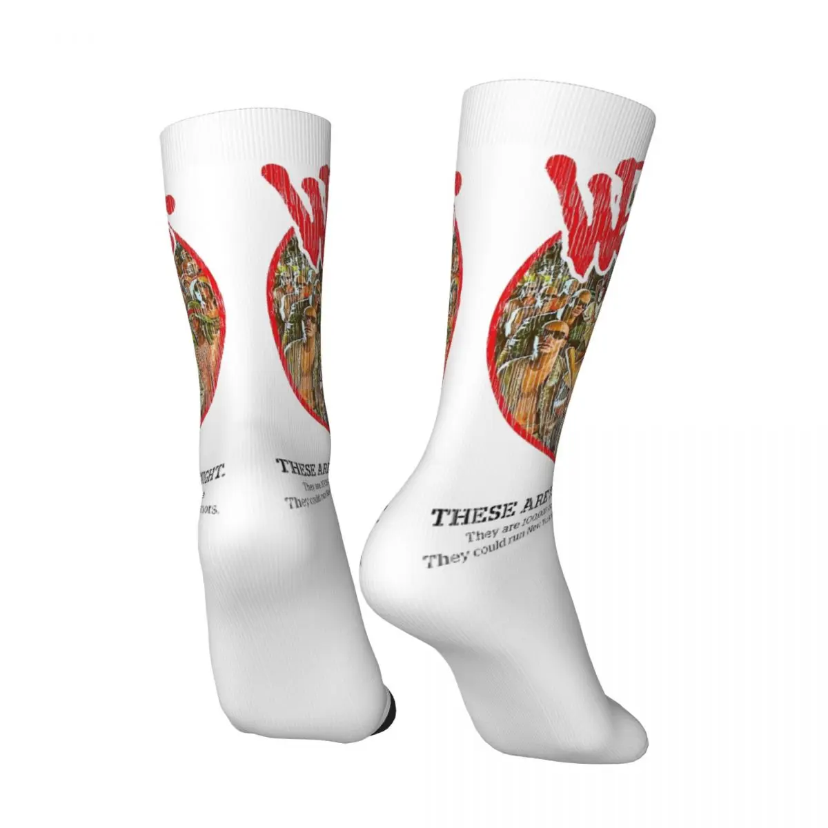 The Warriorsed Socks Worn Out Lts Funny Stockings Women Men High Quality Outdoor Sports Socks Winter Printed Non Slip Socks