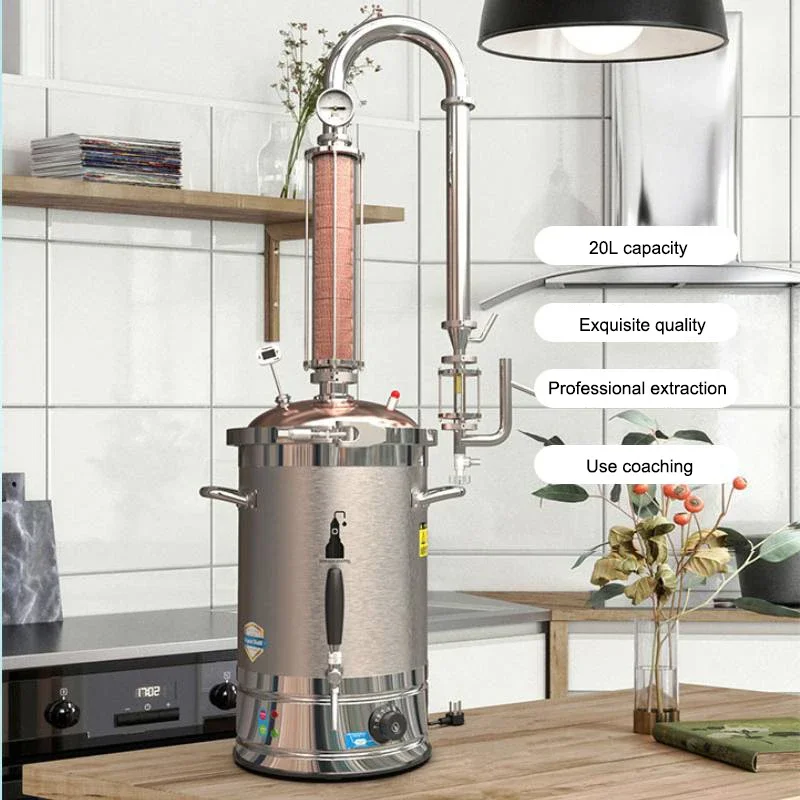 65L 30L distillatore macchina per la distillazione domestica pura rugiada macchina per olio essenziale estrazione attrezzatura per distillatore di acqua distillata