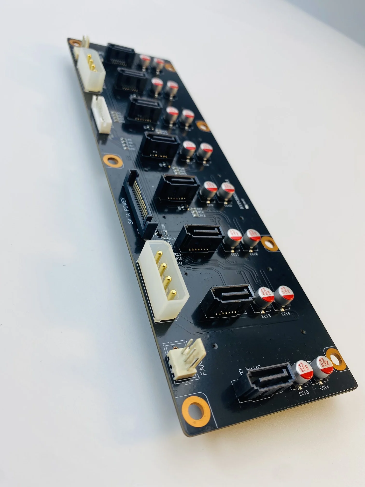 Placa posterior de servidor N3, accesorios de chasis JONSBO, conector SATA, placa de circuito de interfaz de disco duro 8, solo aplicable al mismo modelo