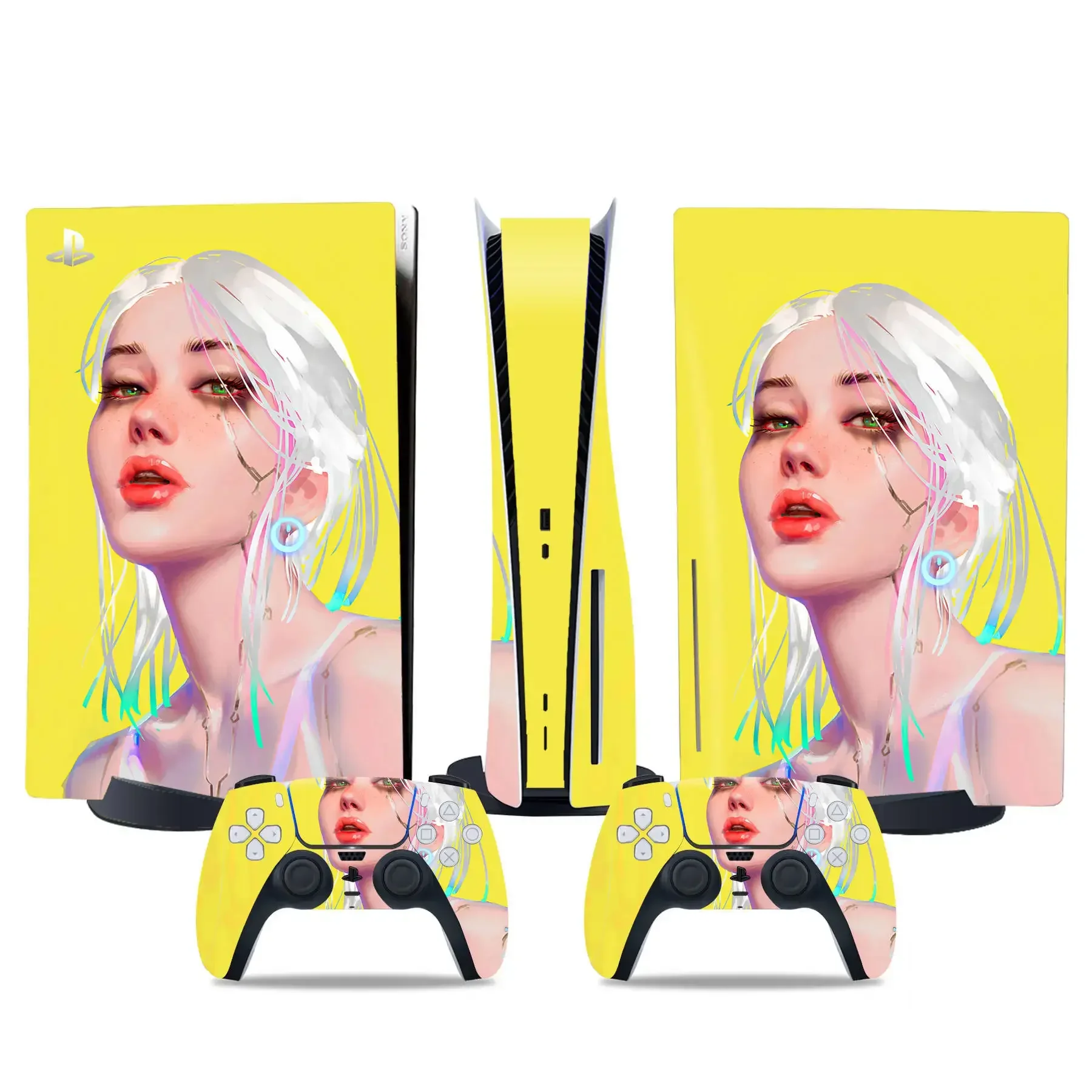 لملحقات PS5 - جلود تجميلية أنيقة تلميع