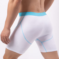 Boxer Shorts Men's Panties Homme Underpants Boxershorts Underwear for Man Long Legs Trunks