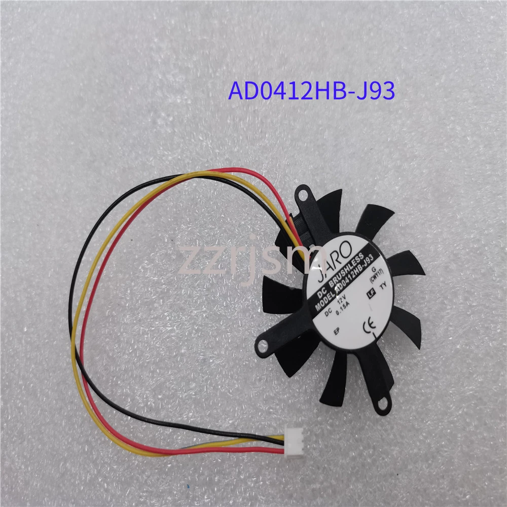 For AD0412HB-J93 12V 0.15A Graphics Card Routing Bank Machine Industrial Computer Fan