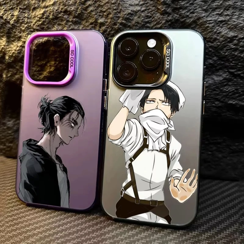 Ackerman anime coque caso de telefone para samsung galaxy s25 ultra s24 s23 s22 s21 plus s20 fe a55 a54 a35 a15 capa traseira à prova de choque