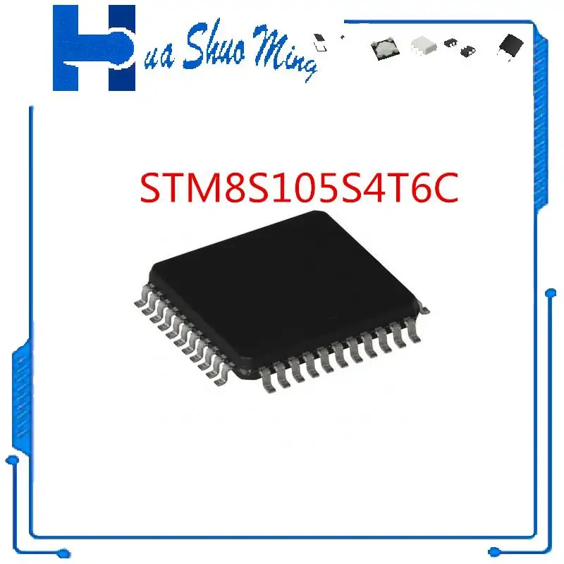 

10 шт./лот STM8S105S4T6C STM8 STM8S STM8S105 STM8S105S STM8S105S4T STM8S105S4T6 LQFP44