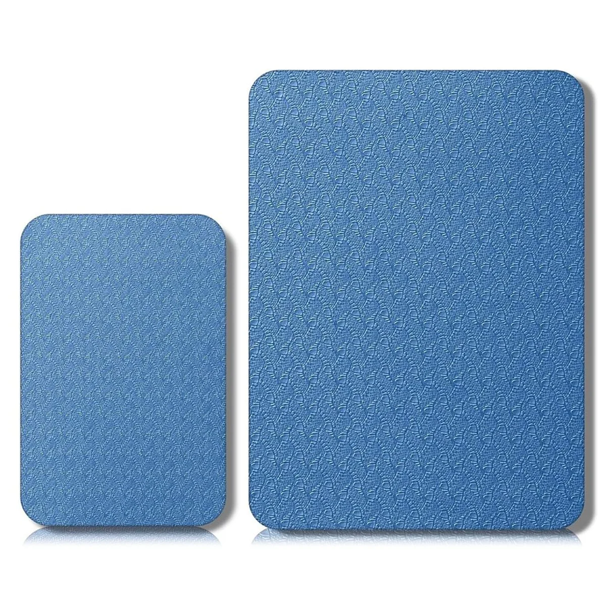 2Pcs Sewing Machine Muffling Mat Pedal Mat Sewing Machine Mat Reduce Vibrations Noise No Slip Blue