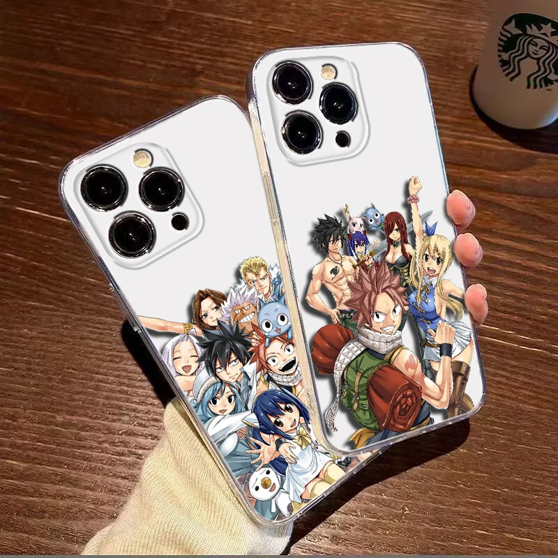 Fairy Tail anime Soft Case for Redmi Note 11S 10 9 POWER Xiaomi Mi 10T 11 11T Pro F1 A3 Poco M3 M4 X3 NFC