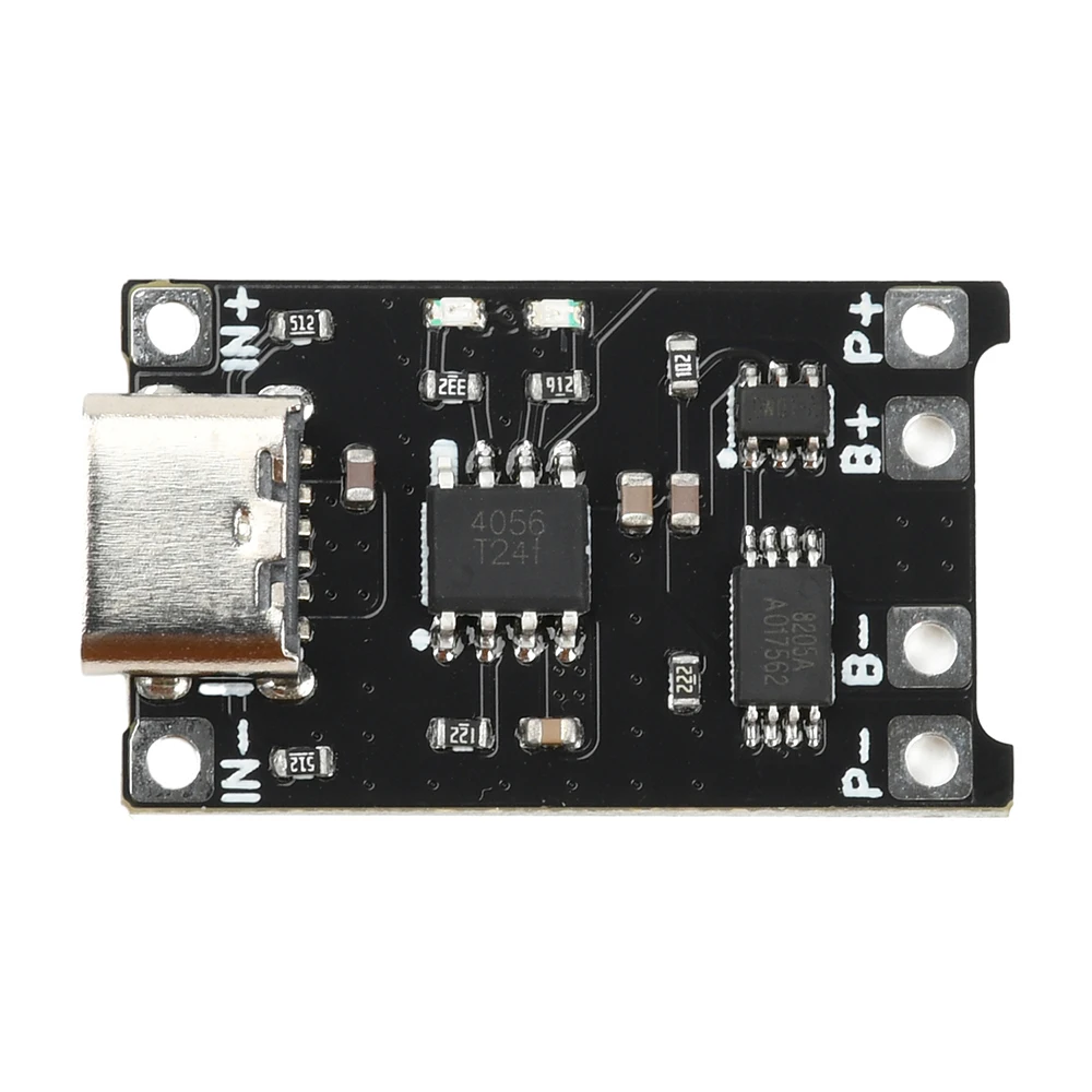 Module de charge de batterie Li-ion 2 en 1 DC 4-8V TP4056, carte de Protection de charge de batterie Li-ion 1,2a, Interface de Type C