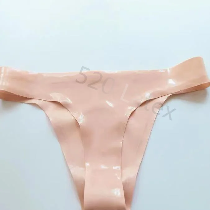 Hot Handmade Latex Underwear Sexy Women Latex Rubber T-back Thong G-string Customize Underwear