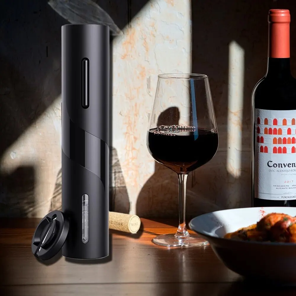 Electric Bottle Opener for Red Wine Foil Cutter Automatic Red Wine Openers Kitchen Accessories Gadgets Bottle Opener view 3