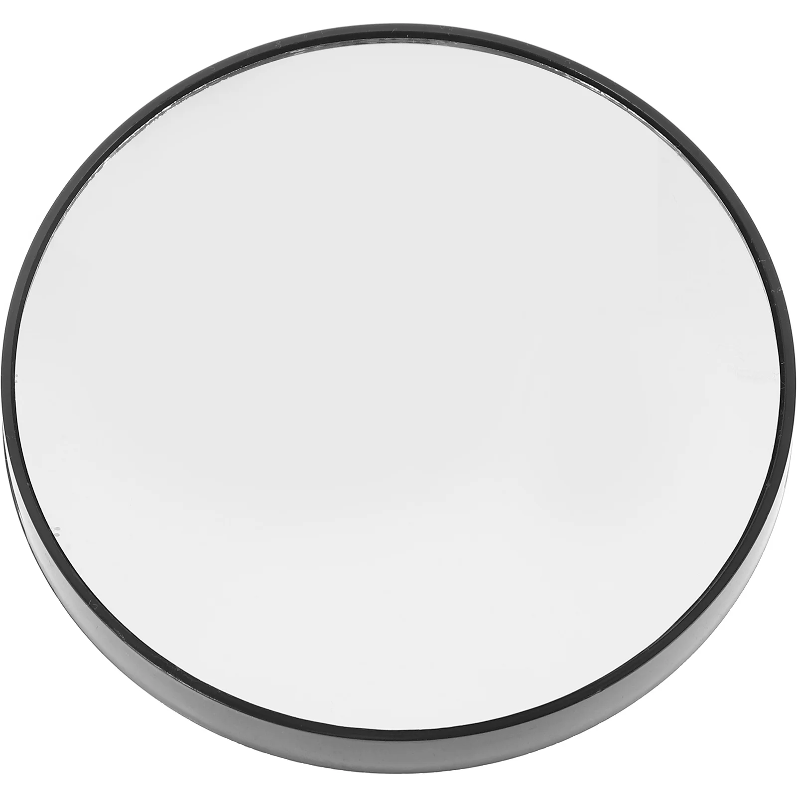 Espelho de ampliação 10x de 8.8cm, tamanho compacto, fácil de transportar, ferramenta de maquiagem para viagem, ventosas para banheiro, espelho de maquiagem compacto preto
