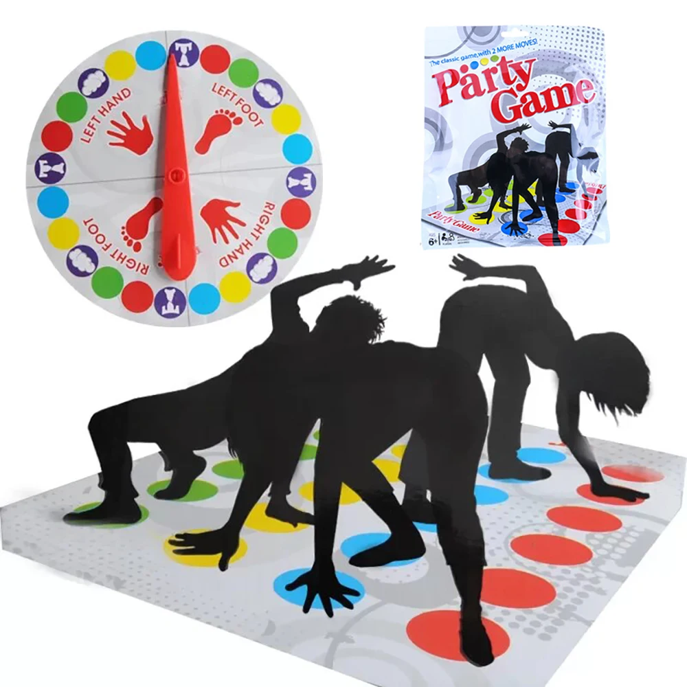 Familien feier Spiel Twister Spiele Indoor Outdoor Spielzeug Spiel Verdrehen des Körpers für Kinder Erwachsene Sport interaktive Gruppen hilfen