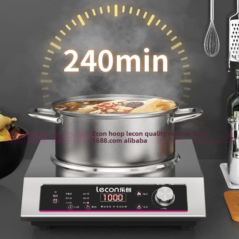 Lechuang Commercial Induction Cooker High-power Hotel Concave Electromagnetic Cooker 5000w Hotel Canteen Desktop Electric Frying
