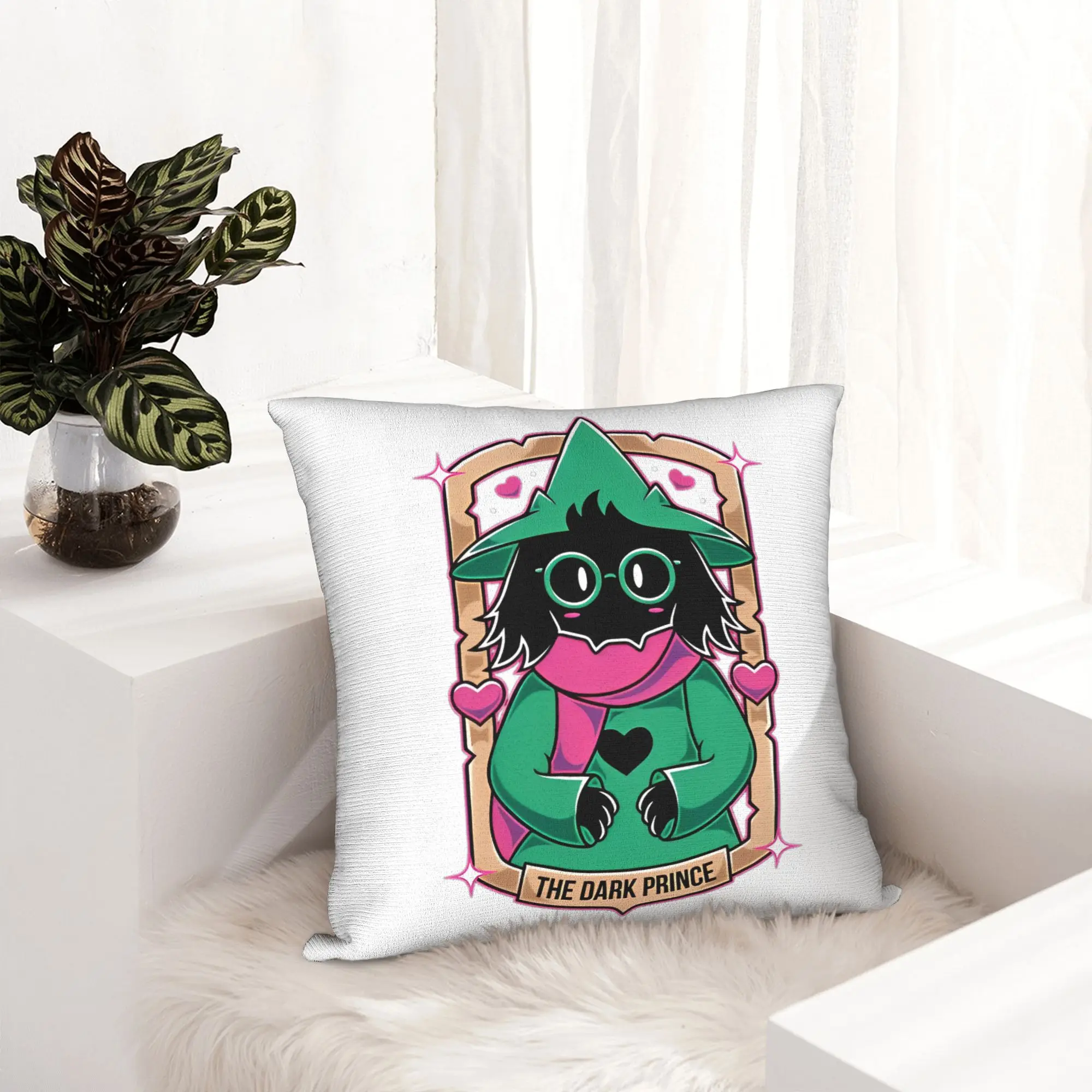 Deltarunes Kris Ralsei Susie Pillowcase Soft Cushion Cover Gift  Throw Pillow Case Cover Home Zippered