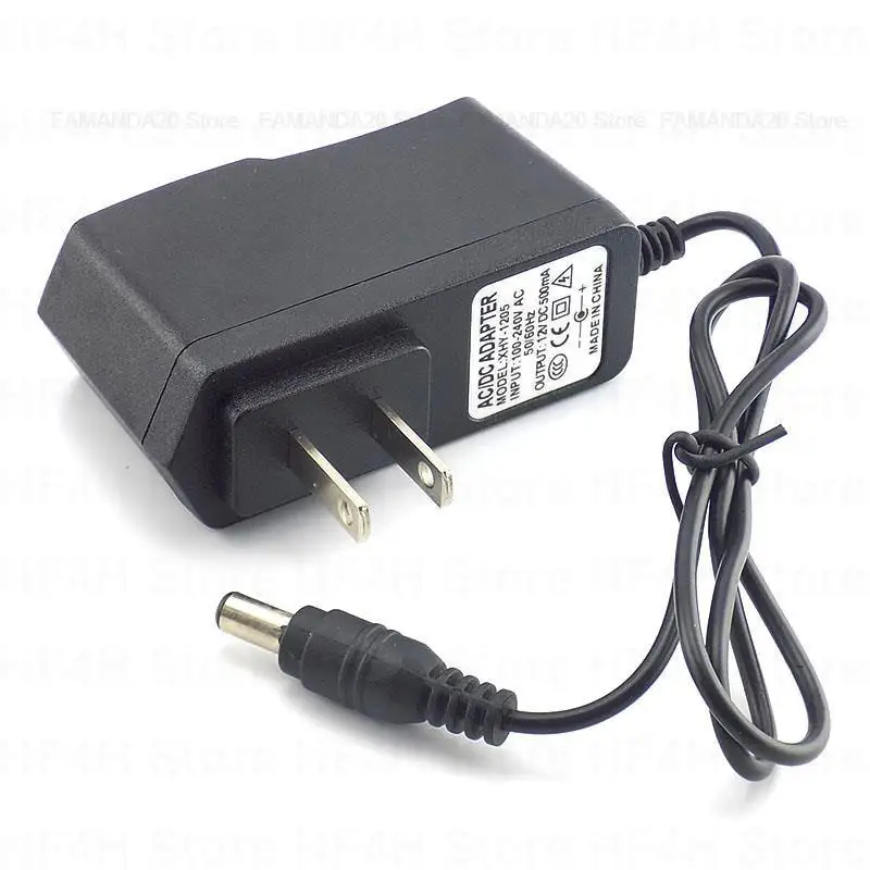 12V 500mA 0.5A Power Supply Charger 100V-240V Converter AC to DC Adaptor Power Adapter 12 Volt For LED Strip B4