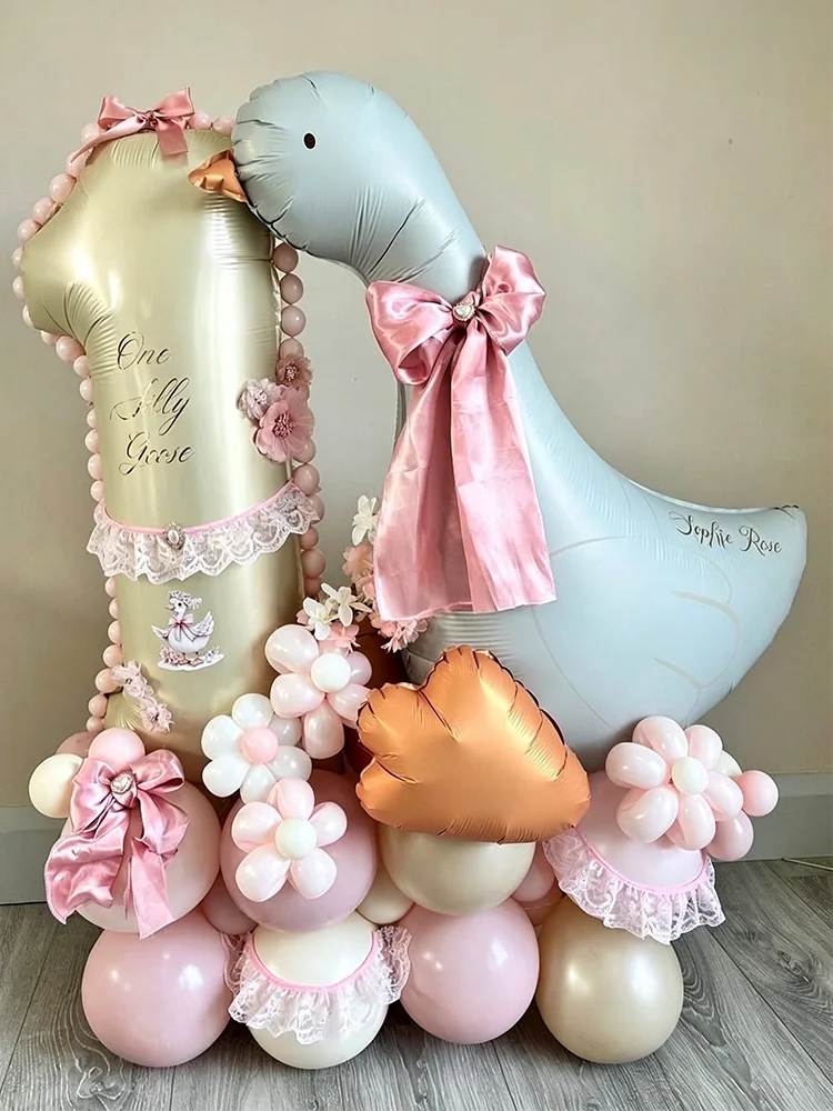 Set Balon Bebek Lucu Warna Kre - Balloon Arch Kit ulasan dan harga