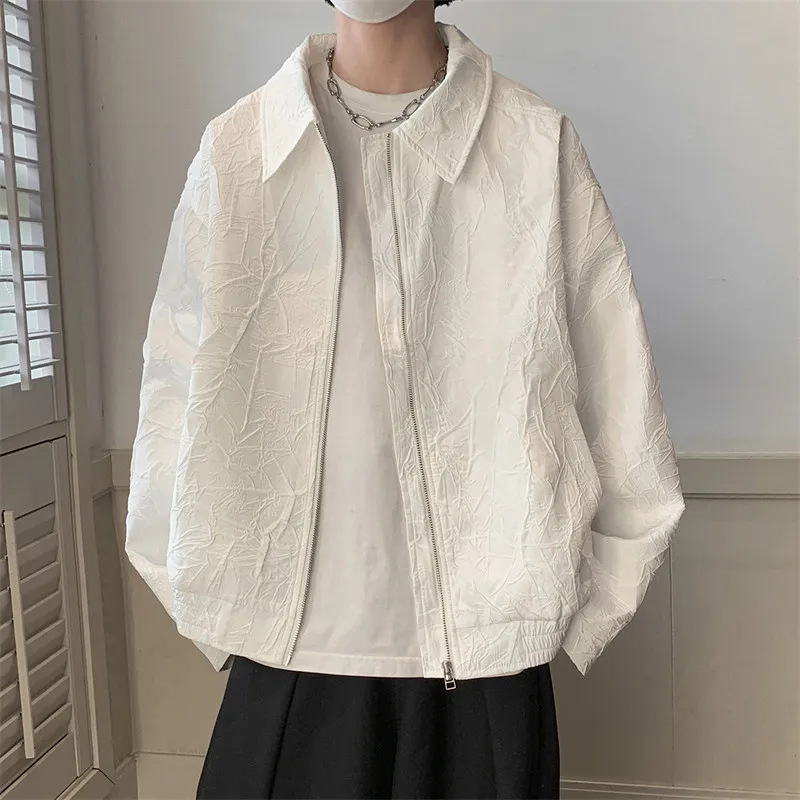 

oulder Padded ort Jaet Men's Spring Autumn Sle Cool Street High Sensation Pilot Jaet Baseball orm Loose Fit You...