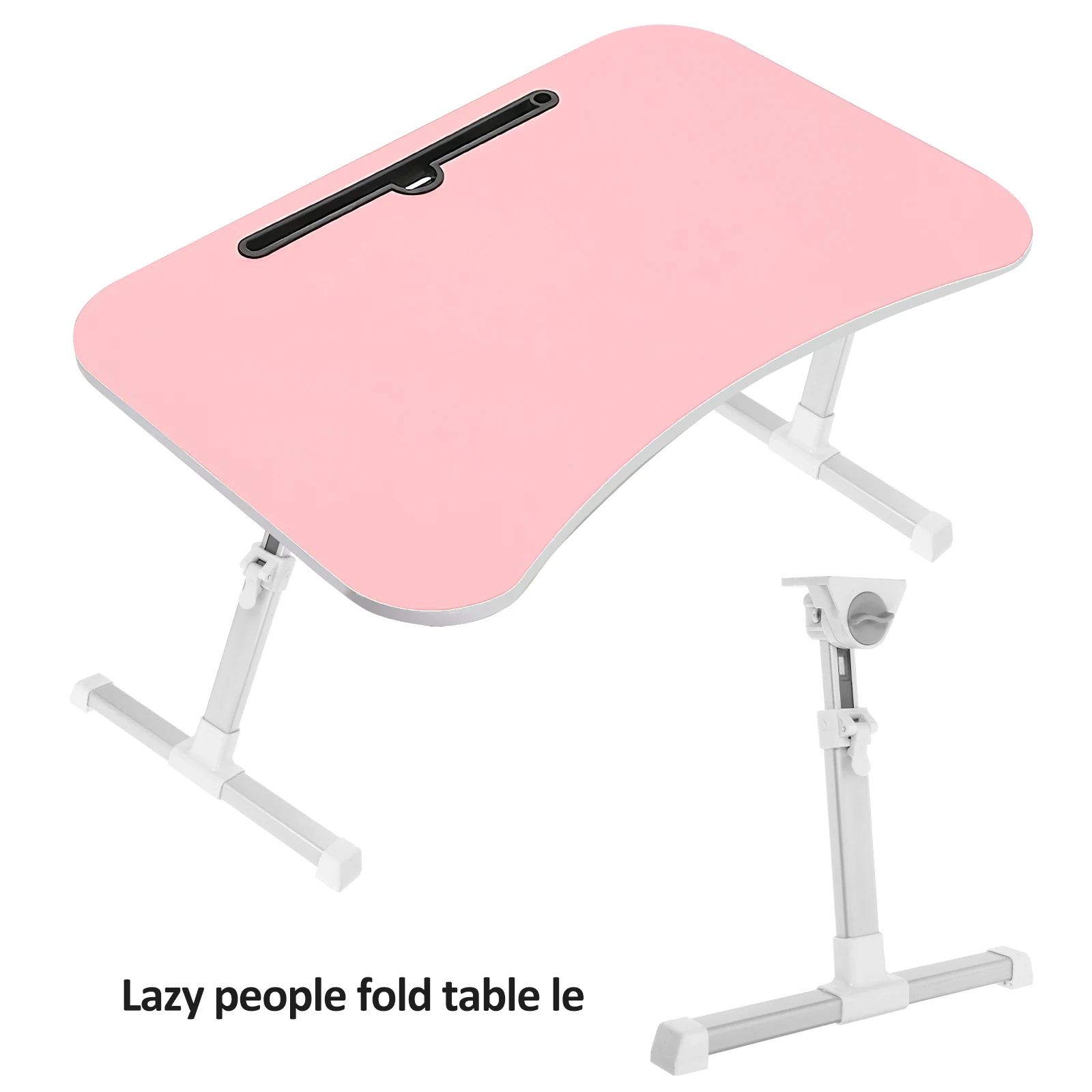 1 Set Folding Legs for Small Table Legs Desk Adjustable Household Bed Desk Legs Convenient Furniture accessory for Dining Table